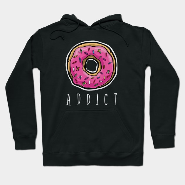 Addicted to donuts! Hoodie by Tabryant